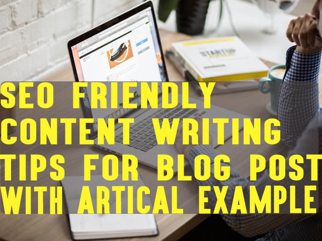 image SEO Friendly Article Example With Content Writing 13 Tips