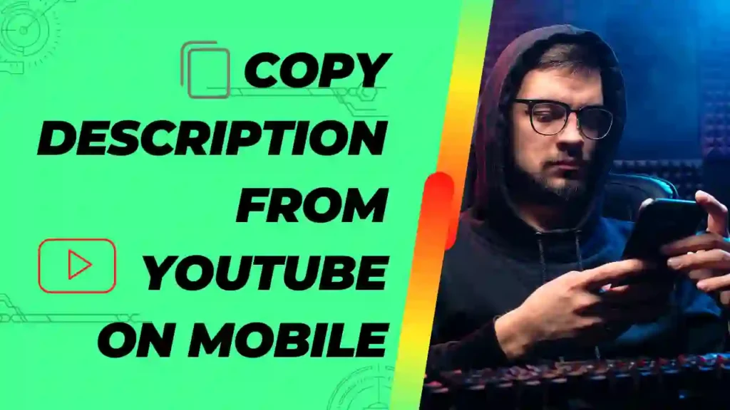Copy description from youtube