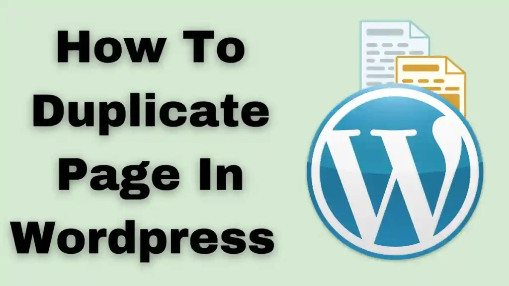 how to copy page in wordpress