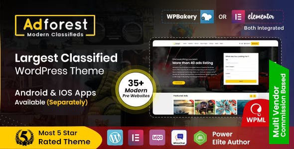 Top Rated Best Wordpress Classified Ads Theme Download