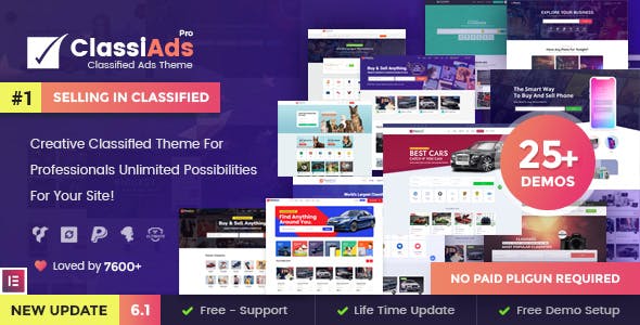 Top Rated Best Wordpress Classified Ads Theme Download