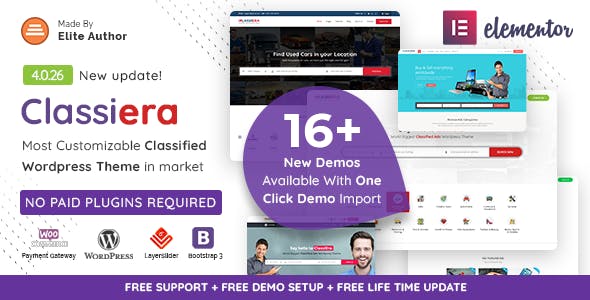 Top Rated Best Wordpress Classified Ads Theme Download